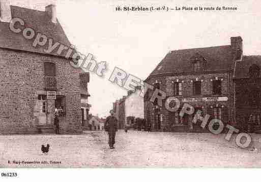 Ville de SAINTERBLON, carte postale ancienne