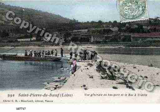 Ville de SAINTPIERREDEBOEUF, carte postale ancienne