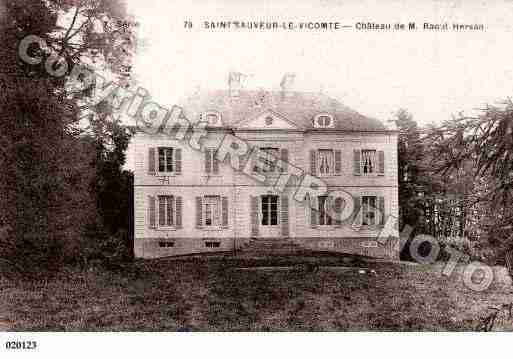 Ville de SAINTSAUVEURLEVICOMTE, carte postale ancienne