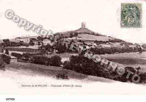 Ville de SAINTVALLIER, carte postale ancienne