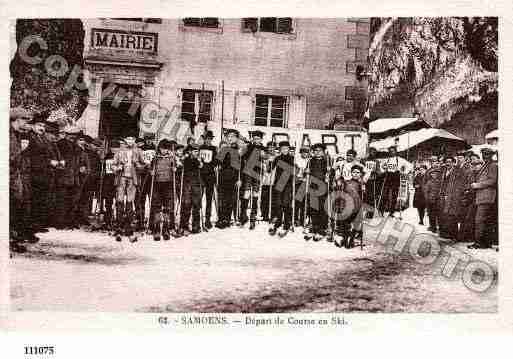 Ville de SAMOENS, carte postale ancienne