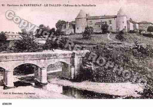 Ville de TALLUD(LE), carte postale ancienne