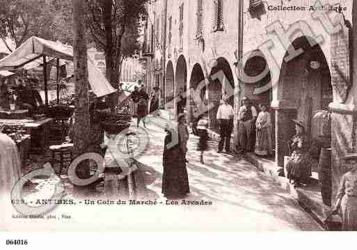 Ville de ANTIBESJUANLESPINS, carte postale ancienne