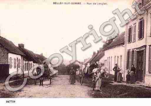 Ville de BELLOYSURSOMME, carte postale ancienne