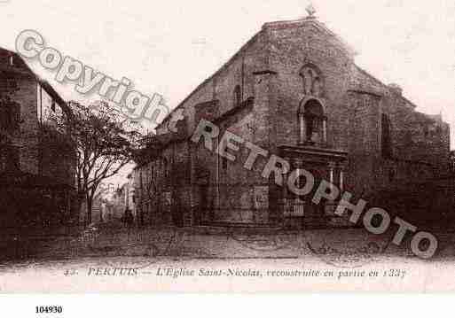 Ville de PERTUIS, carte postale ancienne