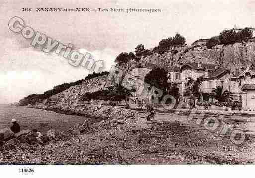 Ville de SANARY, carte postale ancienne