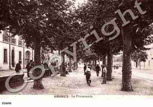 Ville de AIMARGUES, carte postale ancienne