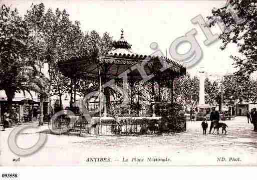 Ville de ANTIBESJUANLESPINS, carte postale ancienne