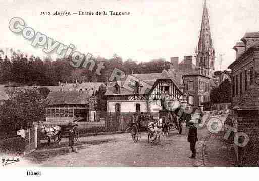 Ville de AUFFAY, carte postale ancienne