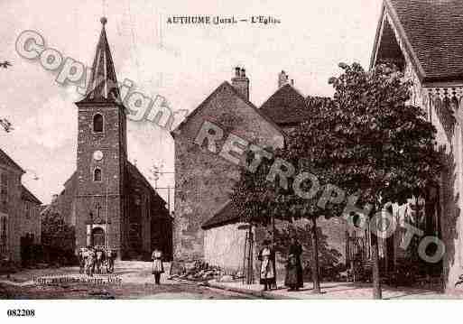 Ville de AUTHUME, carte postale ancienne