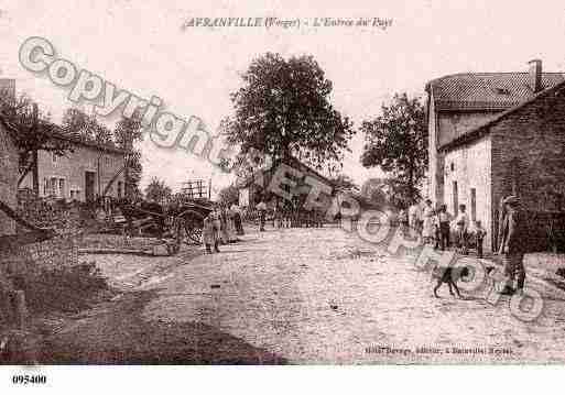 Ville de AVRAINVILLE, carte postale ancienne