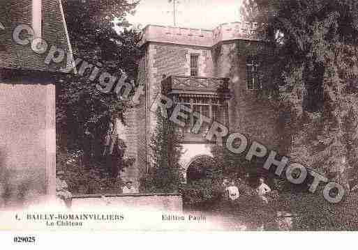 Ville de BAILLYROMAINVILLIERS, carte postale ancienne