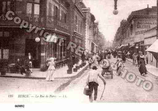 Ville de BERCK, carte postale ancienne