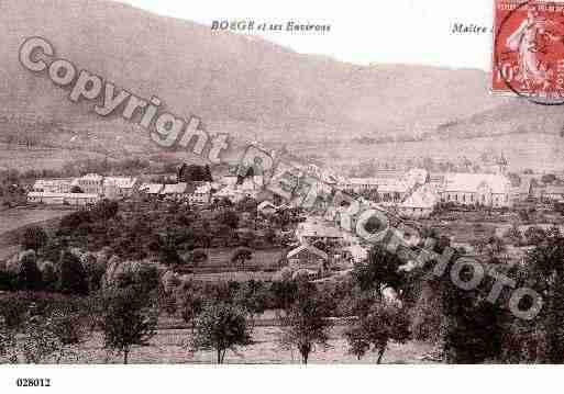 Ville de BOEGE, carte postale ancienne