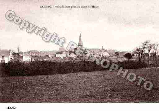 Ville de CARNAC, carte postale ancienne