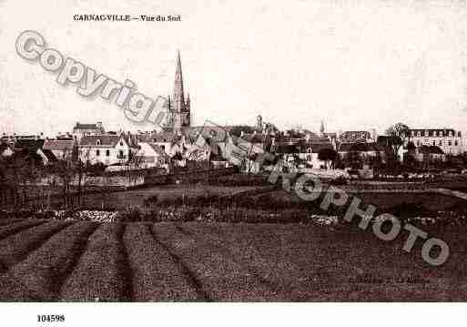 Ville de CARNAC, carte postale ancienne