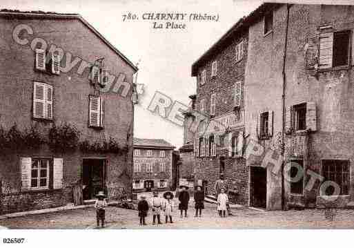 Ville de CHARNAY, carte postale ancienne