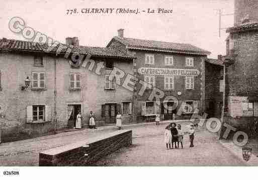 Ville de CHARNAY, carte postale ancienne