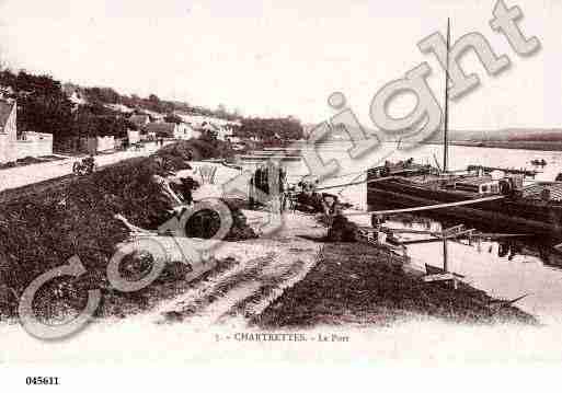 Ville de CHARTRETTES, carte postale ancienne