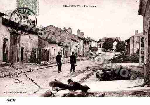 Ville de CHAUDENEYSURMOSELLE, carte postale ancienne