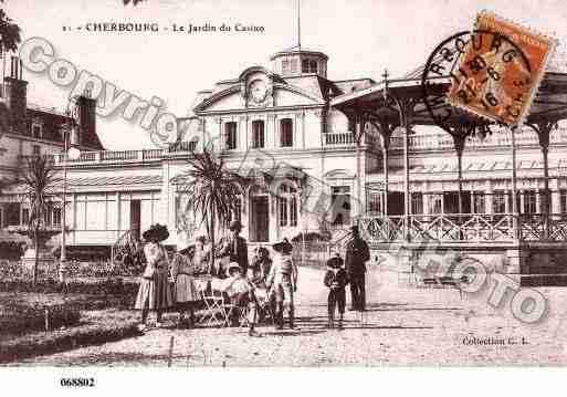 Ville de CHERBOURG, carte postale ancienne