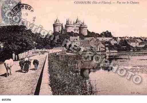 Ville de COMBOURG, carte postale ancienne