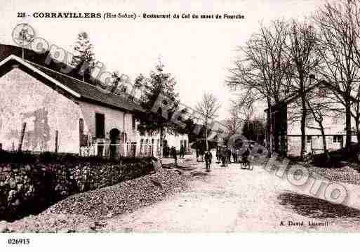 Ville de CORRAVILLERS, carte postale ancienne