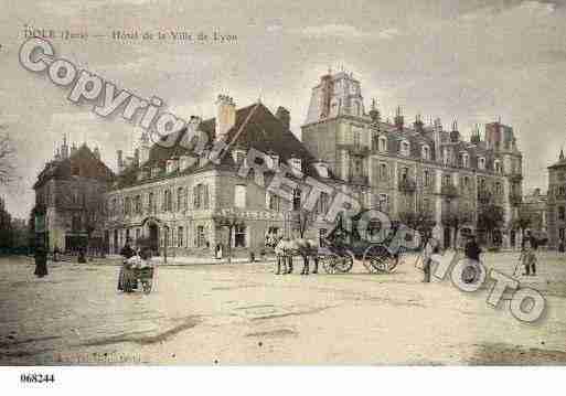 Ville de DOLE, carte postale ancienne