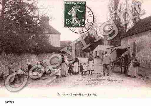 Ville de ESMANS, carte postale ancienne