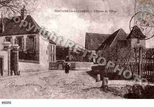 Ville de FONTAINELAGAILLARDE, carte postale ancienne