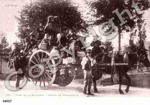 Ville de GAILLACTESSONNIERES, carte postale ancienne