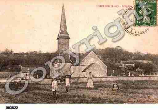 Ville de HOULBECCOCHEREL, carte postale ancienne