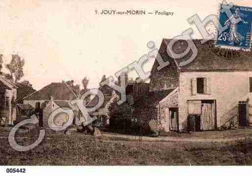 Ville de JOUYSURMORIN, carte postale ancienne