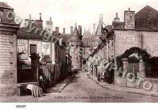 Ville de LANGEAIS, carte postale ancienne