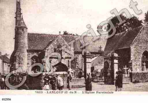 Ville de LANLOUP, carte postale ancienne