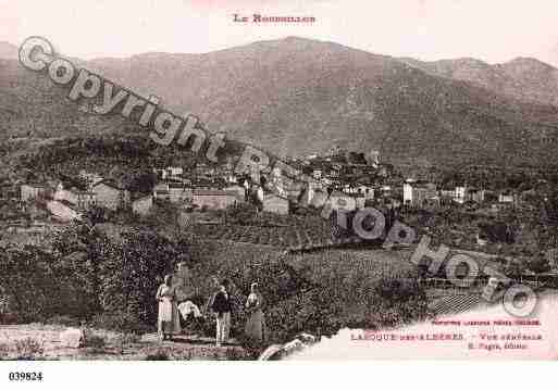 Ville de LAROQUEDESALBERES, carte postale ancienne