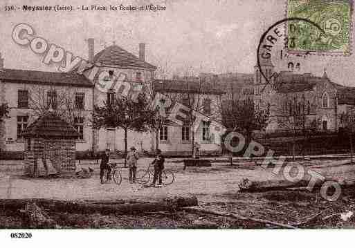 Ville de MEYSSIES, carte postale ancienne