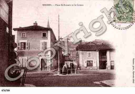 Ville de MIRIBEL, carte postale ancienne