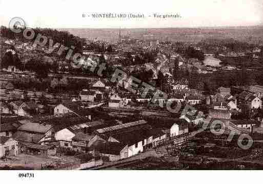 Ville de MONTBELIARD, carte postale ancienne