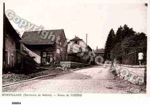 Ville de MORVILLARS, carte postale ancienne