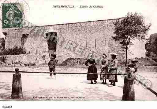 Ville de NOIRMOUTIERENL'ILE, carte postale ancienne