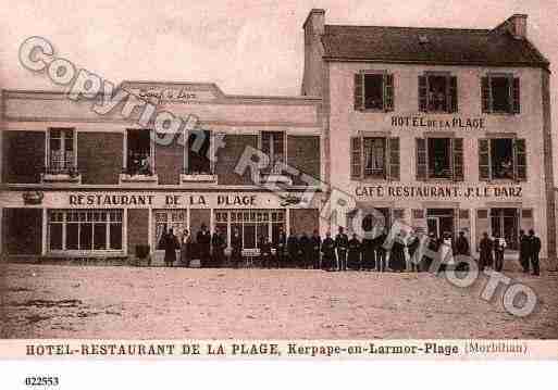 Ville de PLOEMEUR, carte postale ancienne