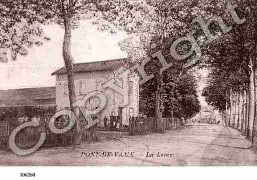 Ville de PONTDEVAUX, carte postale ancienne