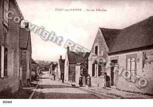 Ville de POUYSURVANNES, carte postale ancienne