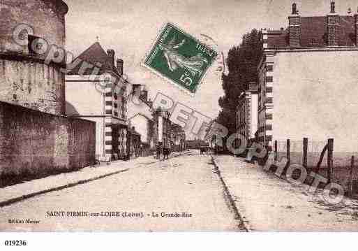 Ville de SAINTFIRMINSURLOIRE, carte postale ancienne