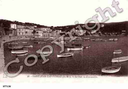 Ville de SAINTJEANCAPFERRAT, carte postale ancienne