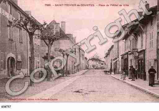 Ville de SAINTTRIVIERDECOURTES, carte postale ancienne