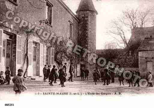 Ville de SAINTEMAUREDETOURAINE, carte postale ancienne