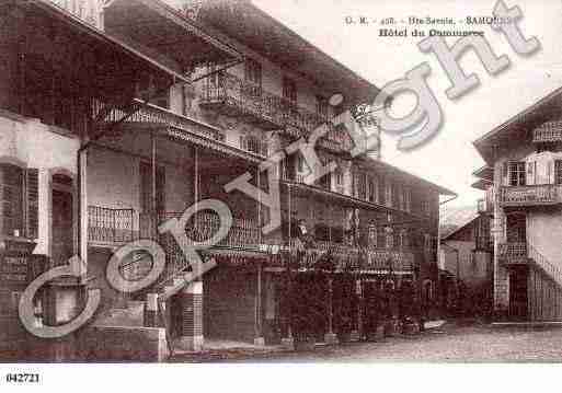 Ville de SAMOENS, carte postale ancienne