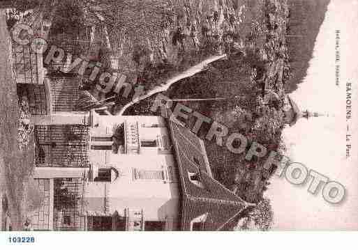 Ville de SAMOENS, carte postale ancienne